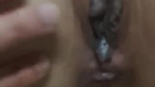 金发少女自慰特写